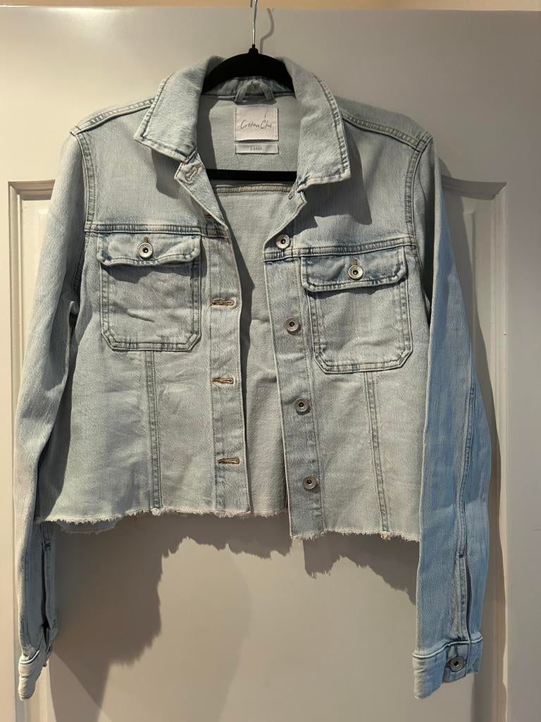 Jeans jasje van de Cotton Club, Ophalen of Verzenden, Zo goed als nieuw, Blauw