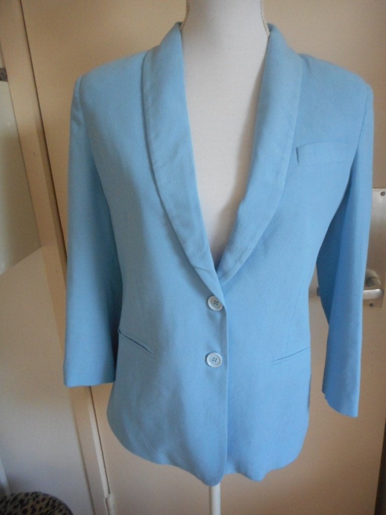 Lichtblauwe Trussardi Jeans  Blazer - Nieuw, Blauw, Nieuw, Ophalen of Verzenden, Jasje