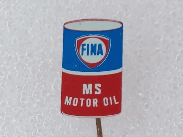 SP1962 Speldje Fina MS Motor Oil, Verzamelen, Ophalen of Verzenden, Gebruikt, Overige onderwerpen