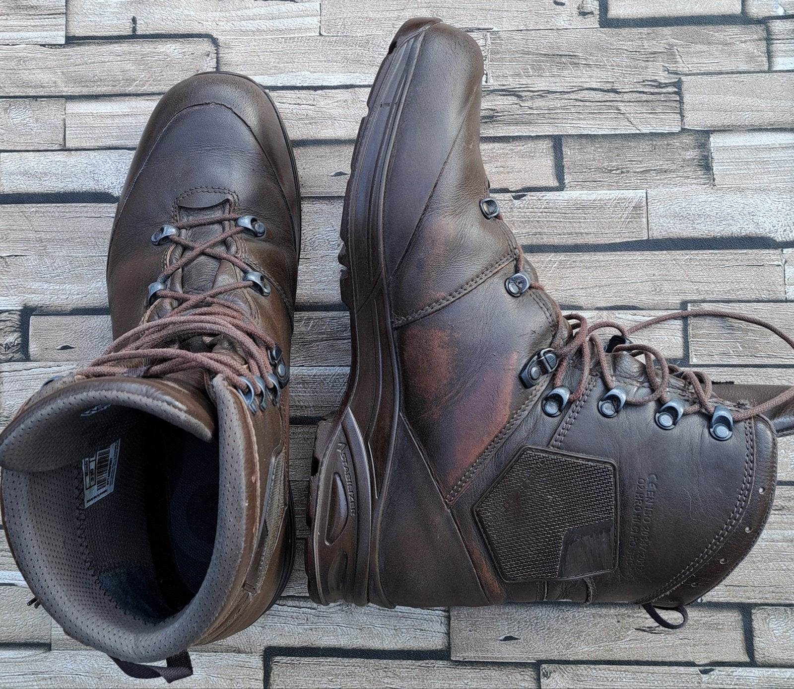 HAIX Robuuste Leren Outdoor/Bergschoenen - Maat 47,5/48, Gebruikt, Verzenden, Haix, Schoenen