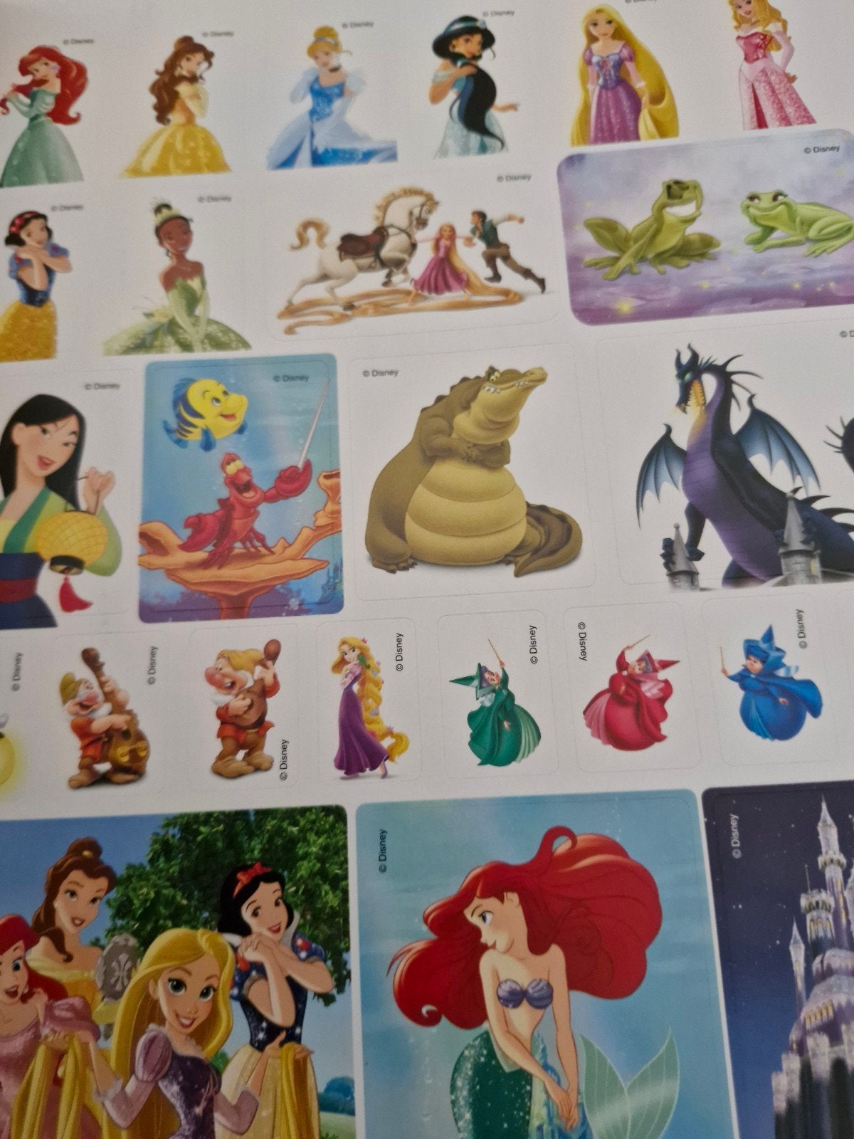 Disney Kleur- en Stickerboeken: Prinsessen & Ariël, Ophalen of Verzenden, Zo goed als nieuw, Disney, Sprookjes