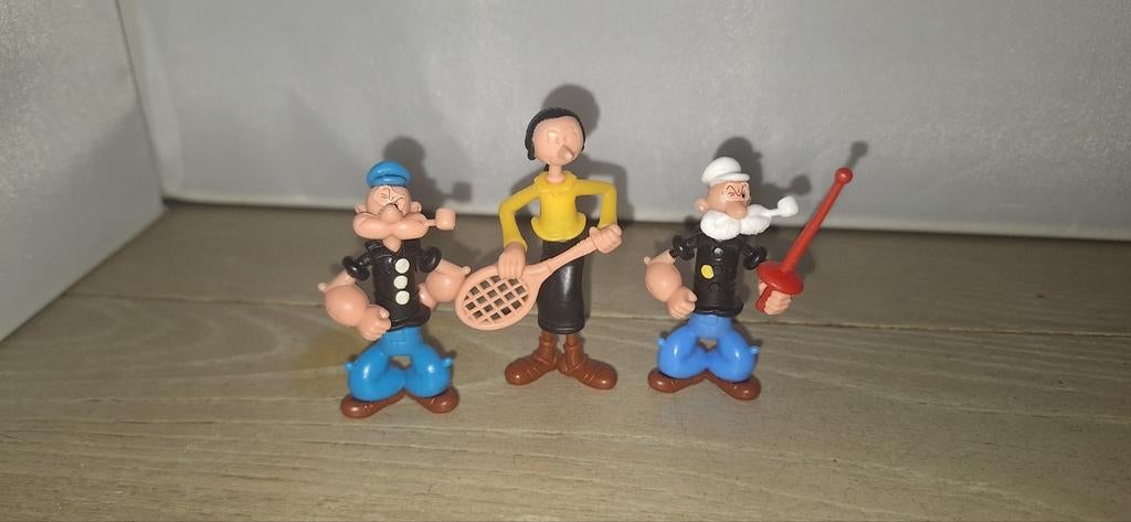 Popeye poppetjes set/3 (26426), Verzamelen, ., Ophalen of Verzenden, Zo goed als nieuw, .