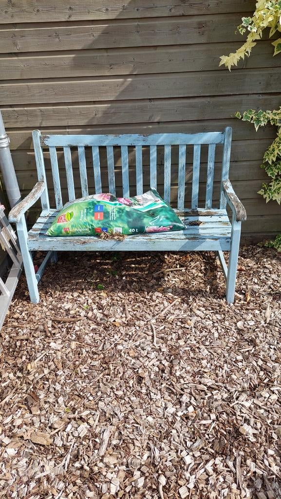 Hardhouten bankje gratis, Ophalen, Hout