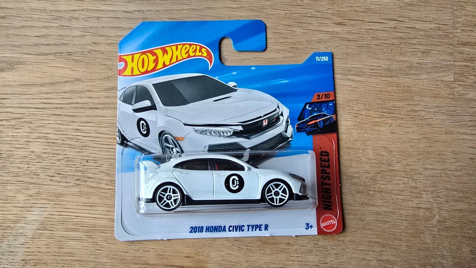 Hot Wheels 2018 HONDA CIVIC TYPE R, Ophalen of Verzenden, Nieuw, Auto