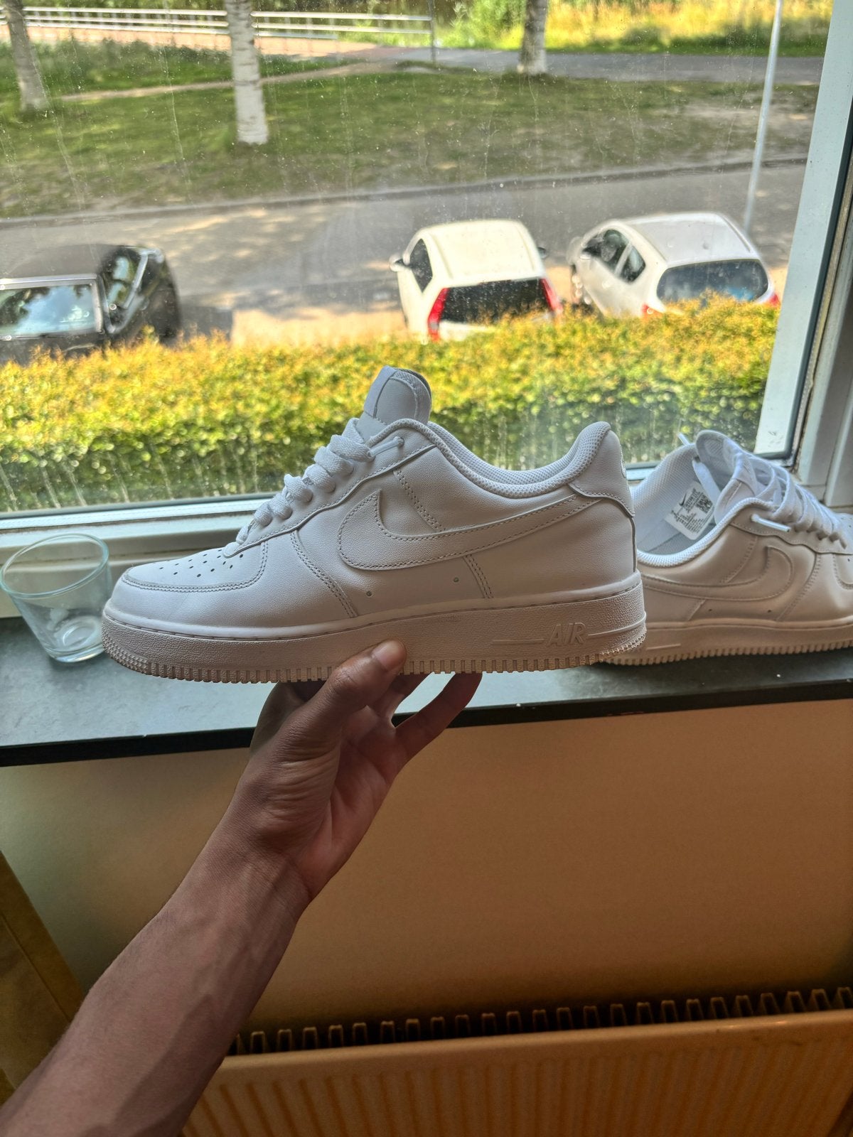 Nike Air Force 1 Low Wit - Klassieke Sneakers, Verzenden, Wit, Sneakers of Gympen, Zo goed als nieuw