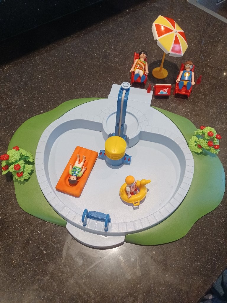 Playmobil 3205; zwembad, Ophalen, Complete set, Overige typen, Summer fun