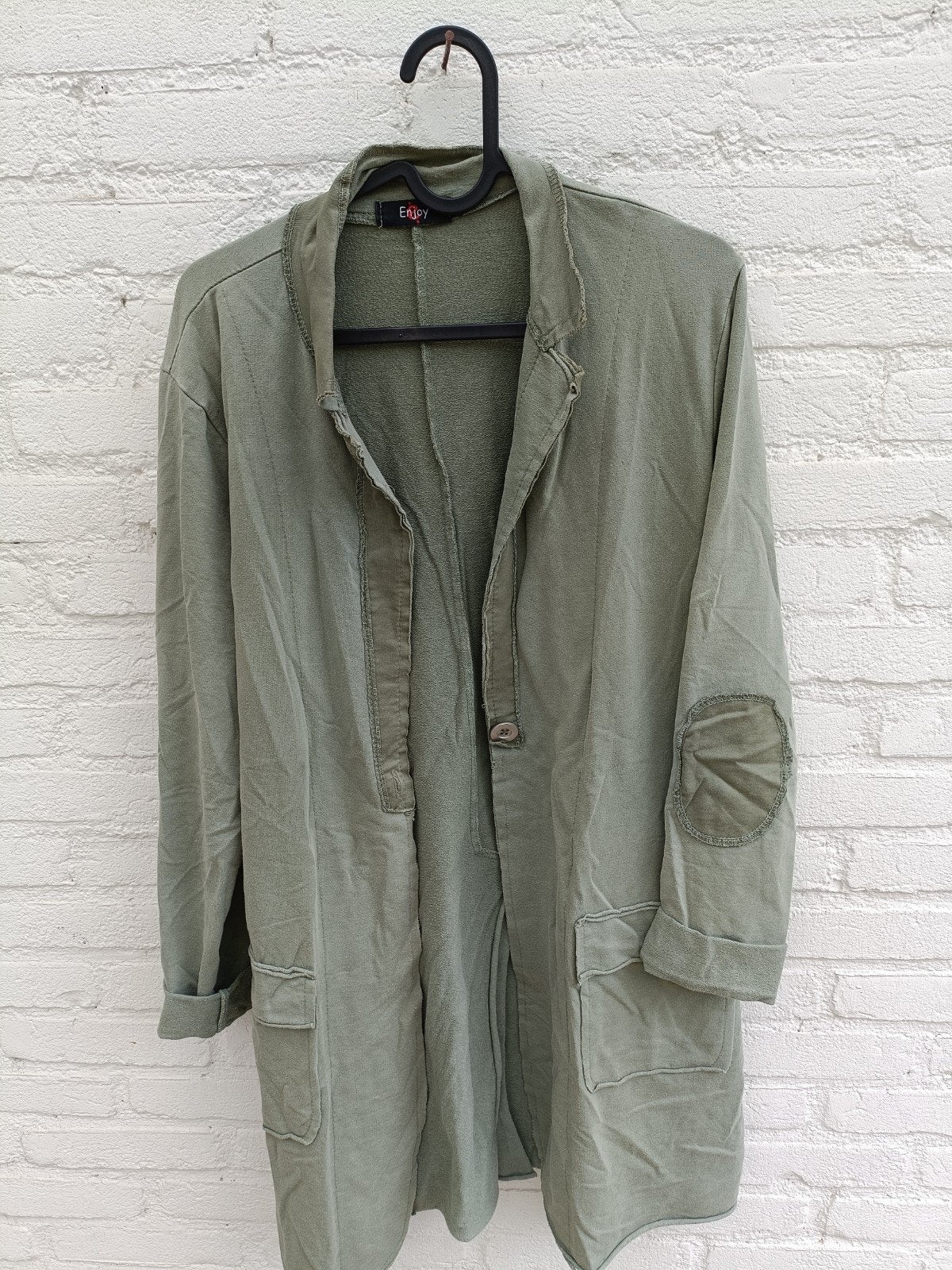 Enjoy groen vest/jasje maat M, Maat 38/40 (M), Enjoy, Ophalen of Verzenden, Zo goed als nieuw