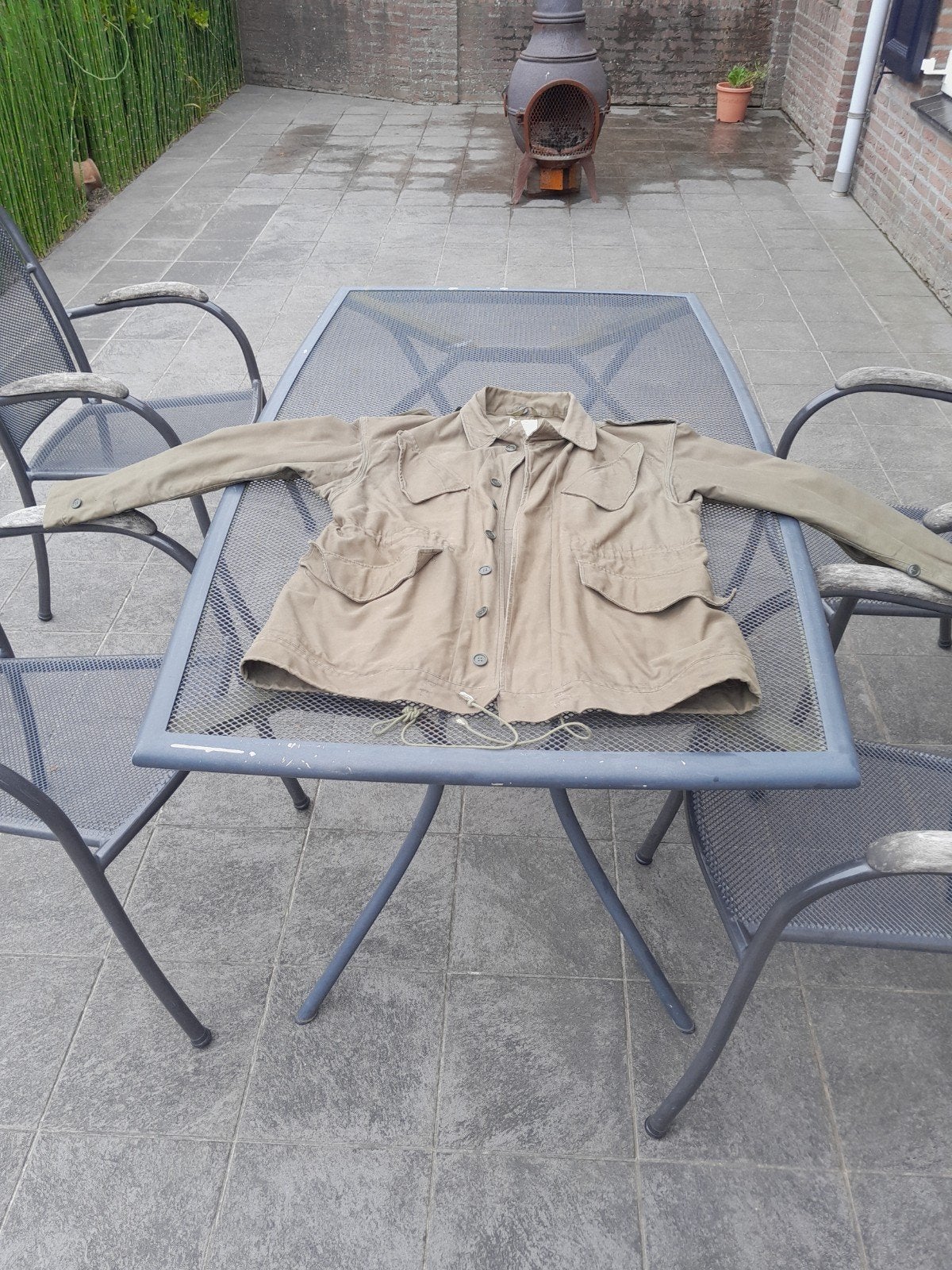 legerjas, Ophalen of Verzenden, Landmacht, Nederland, Kleding of Schoenen