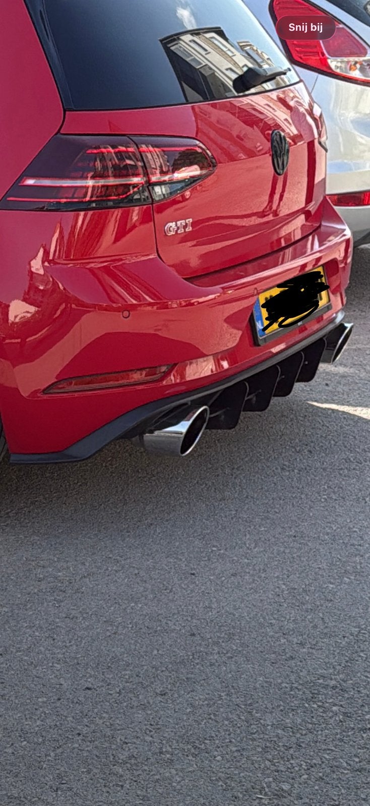 Originele Golf 7.5 gti diffuser + kleine diffuser, Ophalen, Gebruikt, Volkswagen, Achter