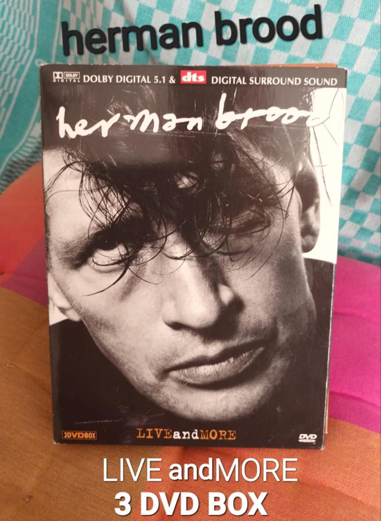 Herman Brood 
3 dvdbox live and more, Verzenden