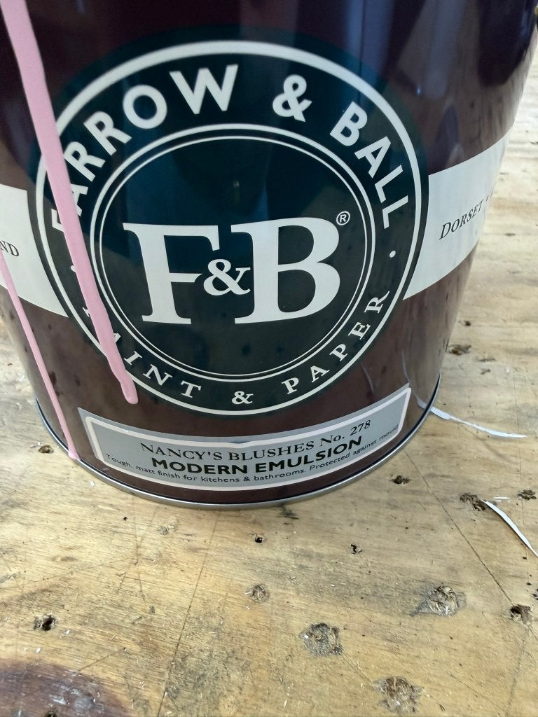 Farrow & Ball Nancy’s Blushes No. 278 verf, Ophalen, Nieuw, Verf, Roze