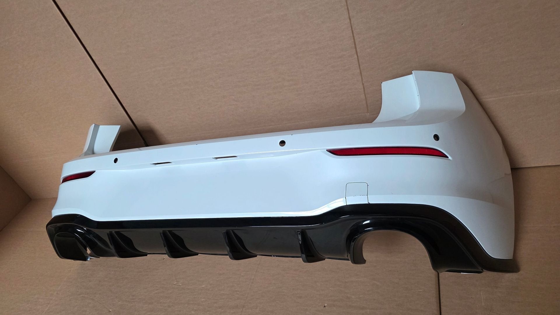Achterbumper VW Golf 8 VIII 8.5 GTI CLUBSPORT L0K1 BUMPER, Gebruikt, -, Volkswagen, Ophalen of Verzenden