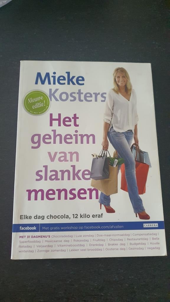 Mieke Kosters - Het geheim van slanke mensen, Ophalen of Verzenden, Gelezen, Dieet en Voeding, Mieke Kosters