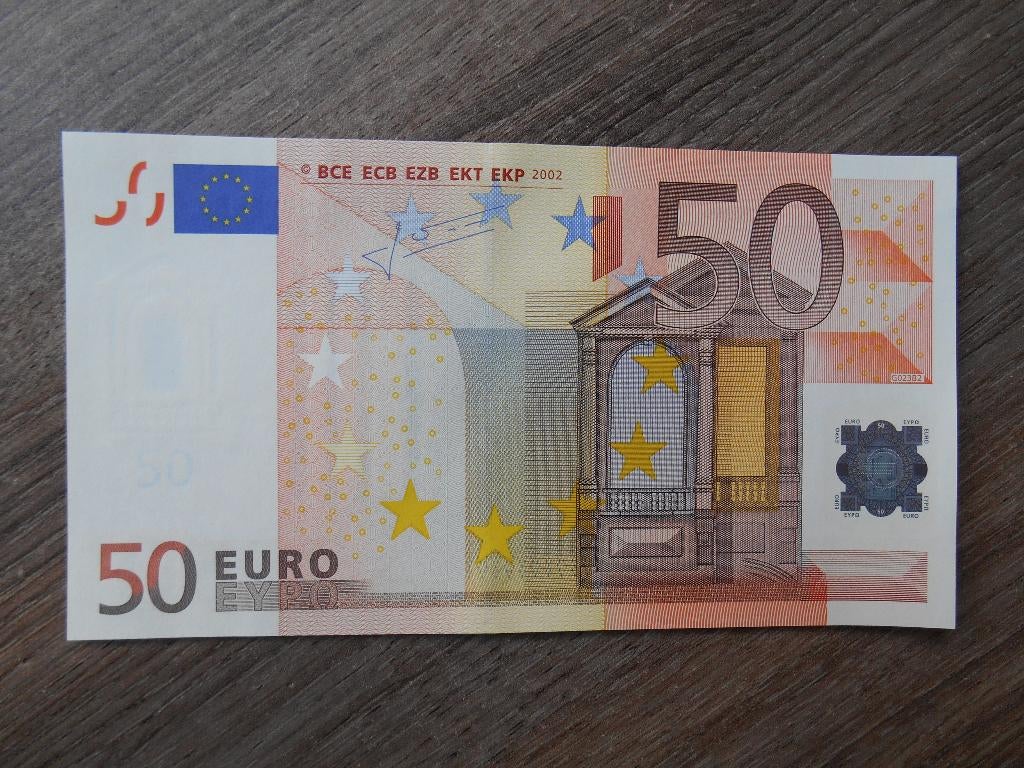 50 eurobiljet /euro biljet Nederland P Trichet G023 UNC, Ophalen of Verzenden, Euro's, Los biljet