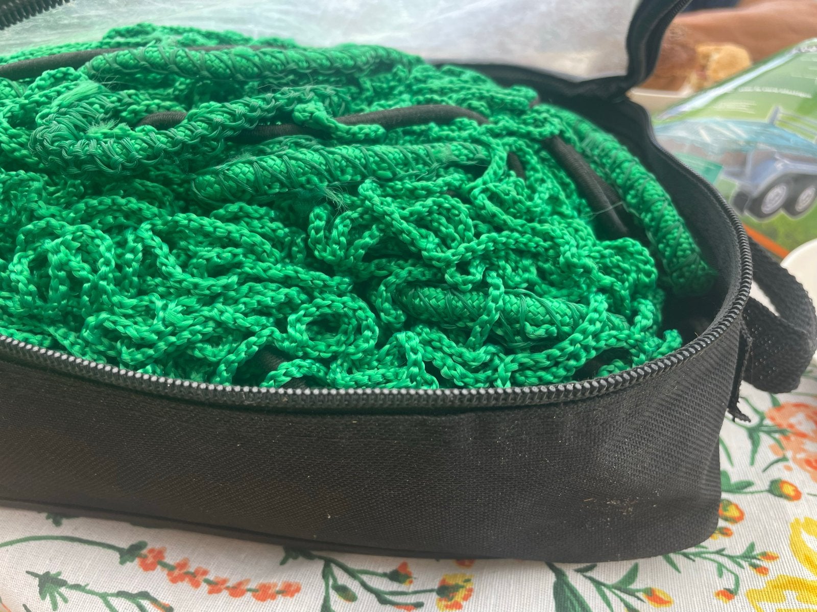 Aanhangernet met elastisch koord 2.00m x 3.00m, Ophalen of Verzenden, Zo goed als nieuw
