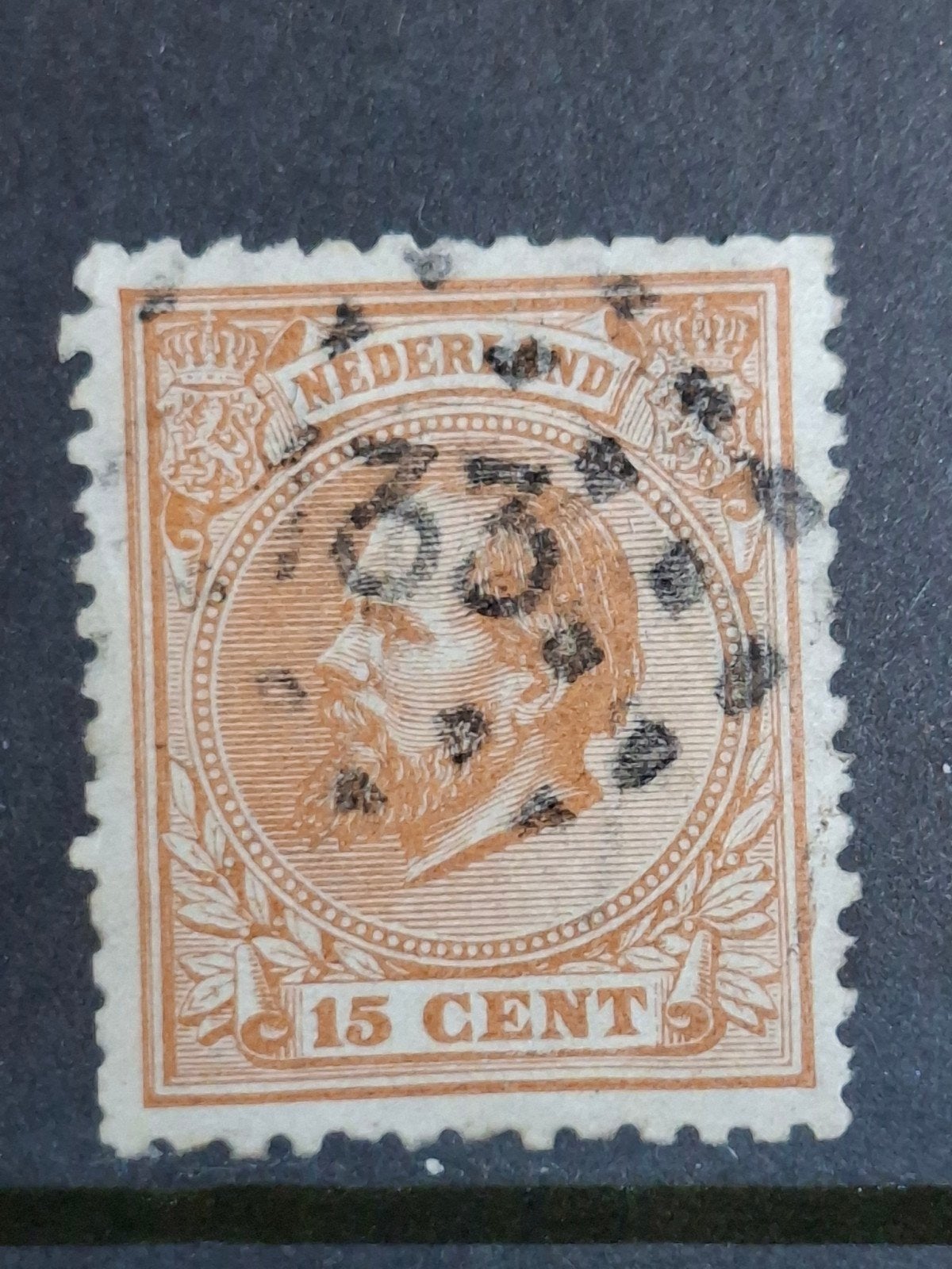 Puntstempel zegel nr 133 Zutphen nvph nr 23, Postzegels en Munten, Postzegels | Nederland, Ophalen of Verzenden