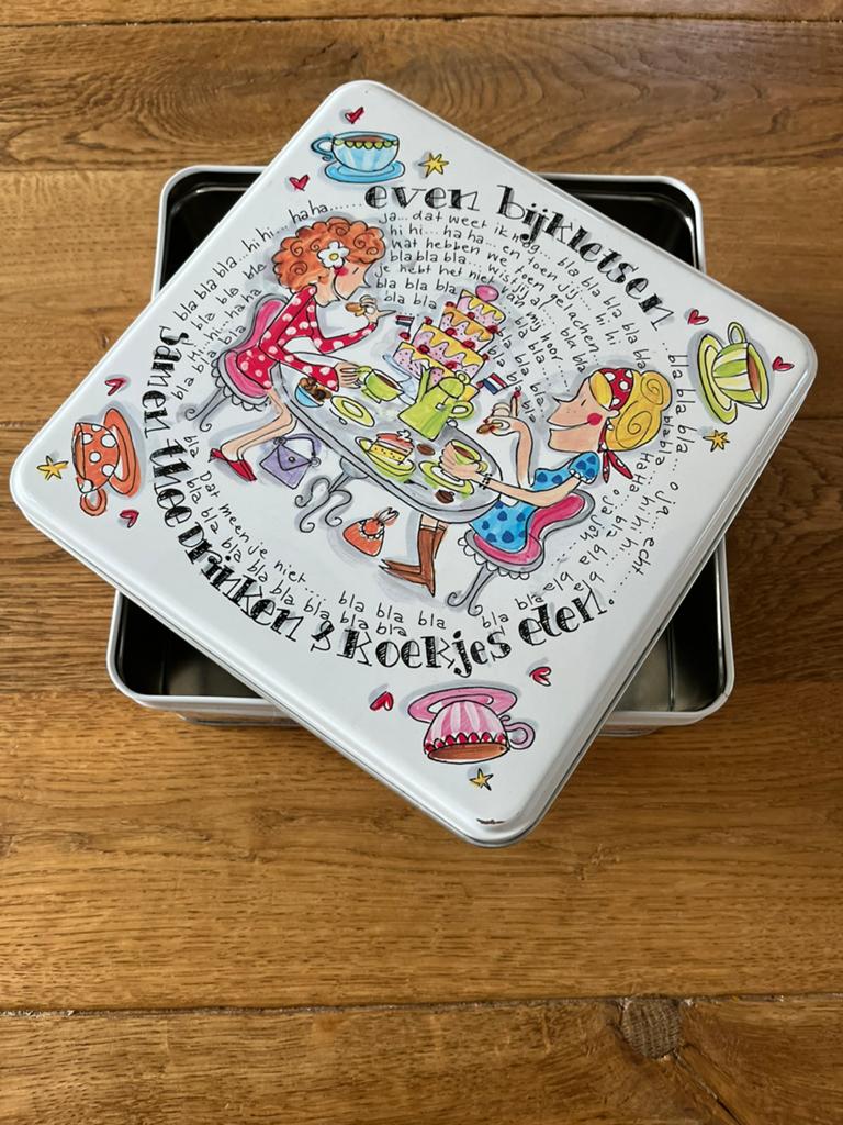 Blond Amsterdam  koekjestrommel, Ophalen, Zo goed als nieuw, Koek(jes)