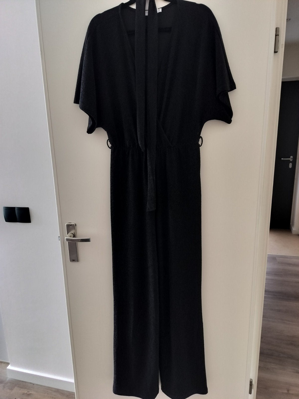Costes zwarte glitter jumpsuit, maat M, Maat 38/40 (M), Zwart, Nieuw, Ophalen of Verzenden
