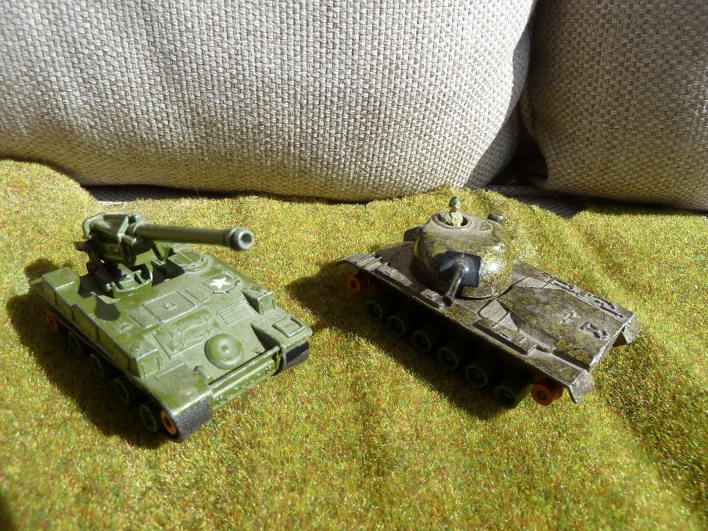 2 X MILITAIR van: MATCHBOX, Verzamelen, Ophalen of Verzenden, Gebruikt