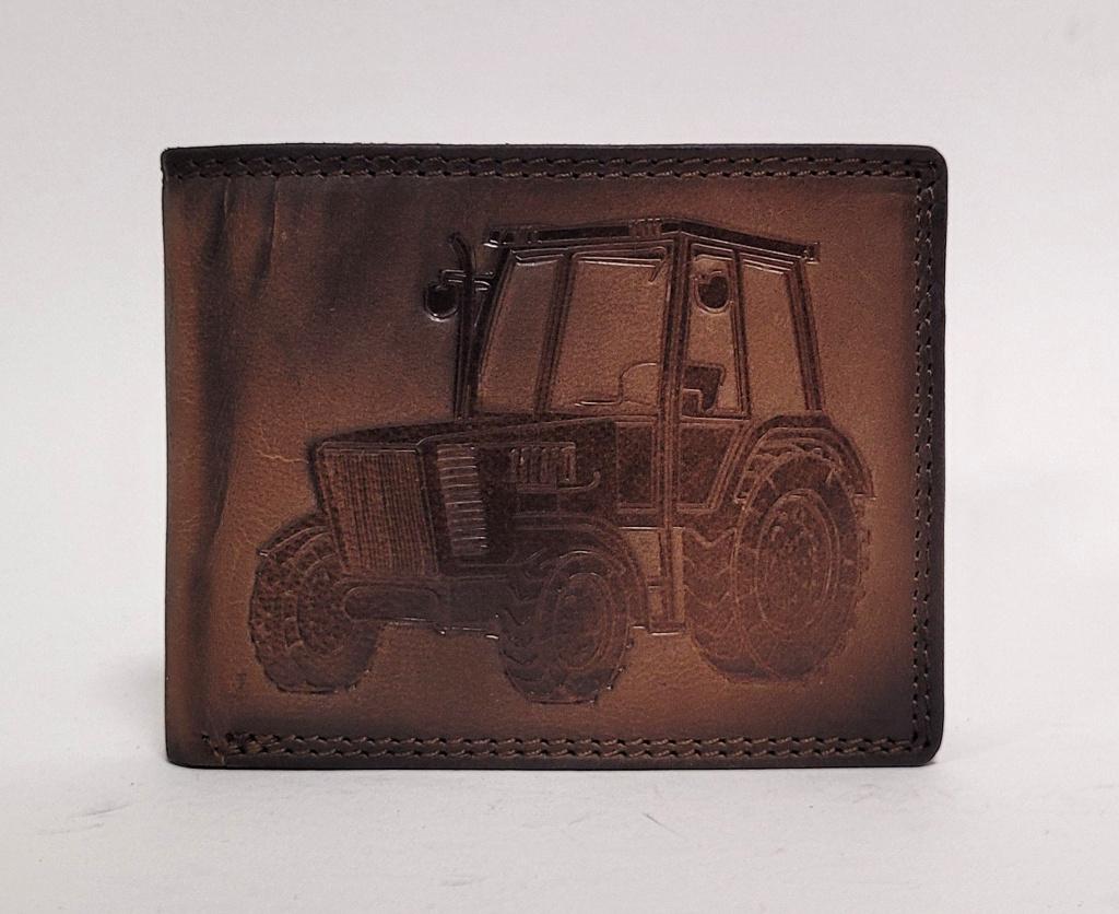 Tractor old model portemonnee van echt leer bruin waller, Sieraden, Tassen en Uiterlijk, Portemonnees, Info@deconoord.nl, Bruin