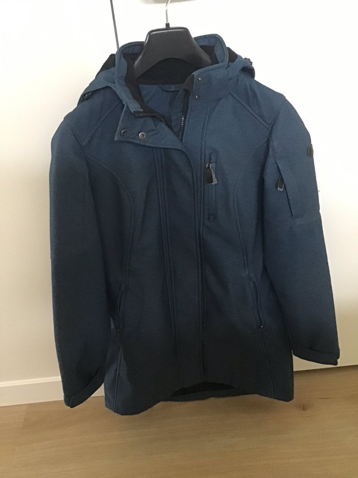Human Nature softshell parka Tolu 220 Navy blauw maat M, Maat 38/40 (M), Blauw, Ophalen of Verzenden, Zo goed als nieuw