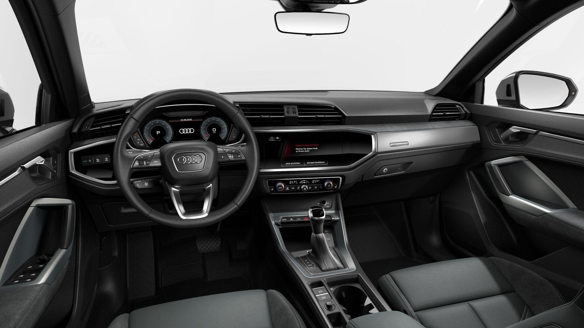 Audi Q3 45 TFSI e S edition 245 PK | S-line |, Auto's, 12 maanden, Gebruikt, Leder en Stof, Hybride Elektrisch/Benzine