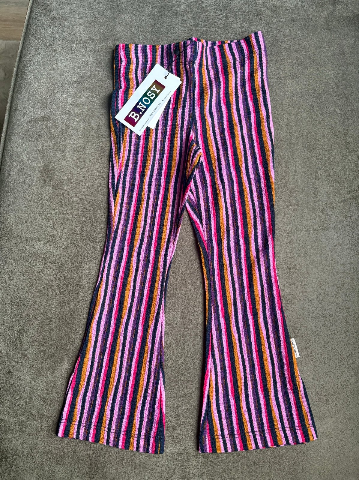 Nieuwe B.NOSY gestreepte flared broek maat 98, Ophalen of Verzenden, Nieuw, Meisje, Broek