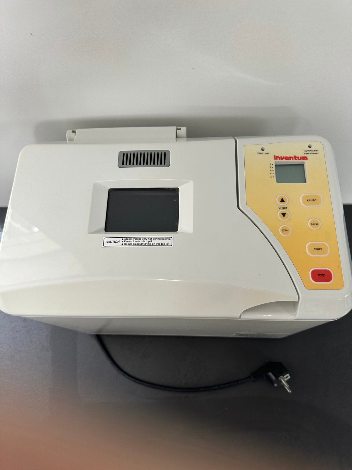 Inventum Broodbakmachine Luxe BM35 - Zo goed als nieuw, Witgoed en Apparatuur, Broodbakmachines, 800 tot 1200 gram deeg, Zo goed als nieuw