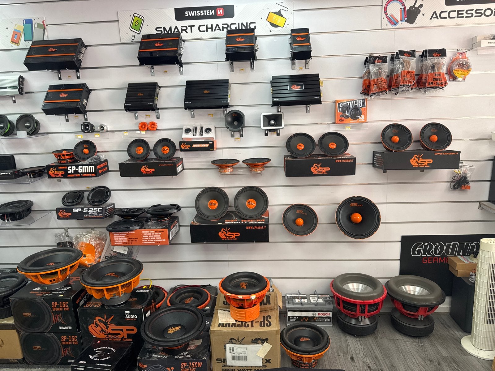Diverse SP Audio Car Audio Apparatuur  Versterkers & Speaker, Ophalen of Verzenden, Gebruikt