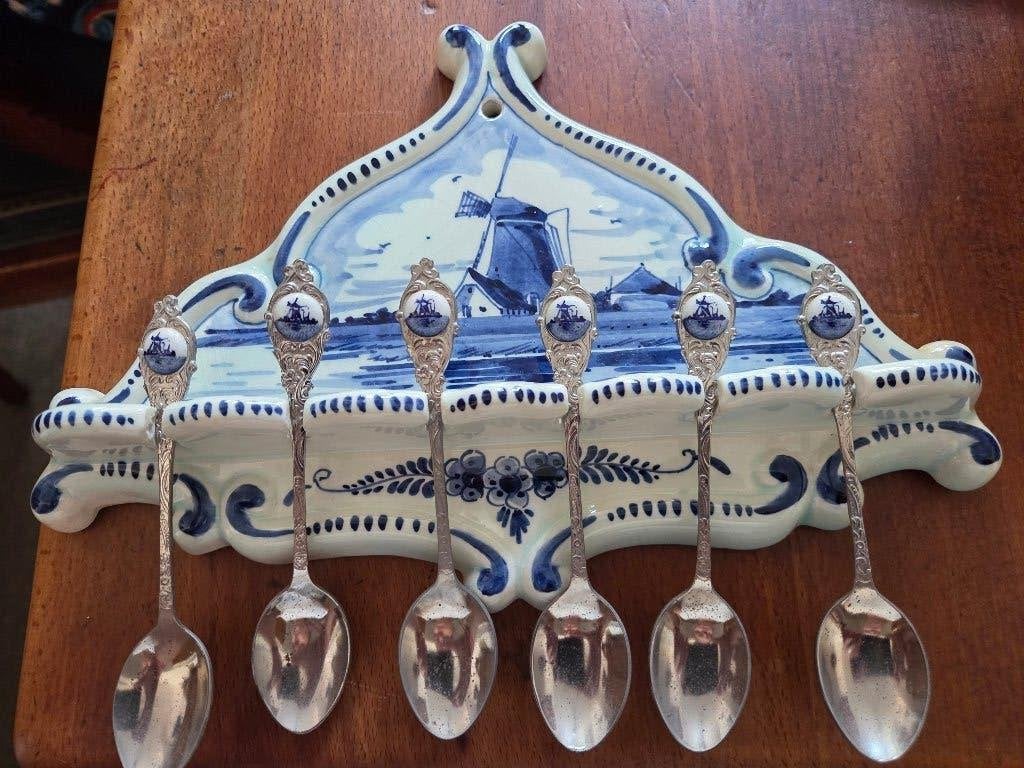 Lepelrek delfts blauw, Ophalen of Verzenden