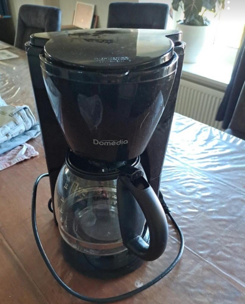 Compact Domedio camping koffiezetapparaat, Witgoed en Apparatuur, Koffiezetapparaten, Gebruikt, Koffiemachine, Gemalen koffie