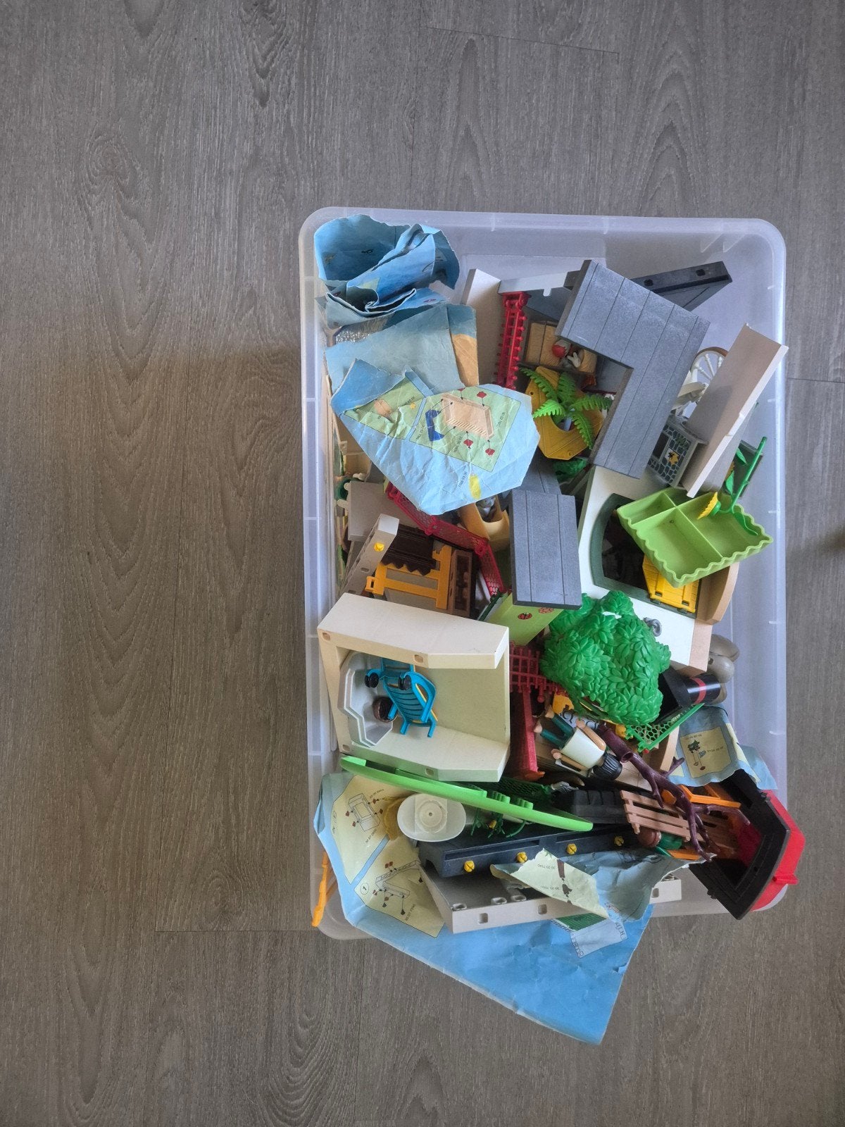 Playmobiel grote bak, Ophalen, Zo goed als nieuw, Overige typen