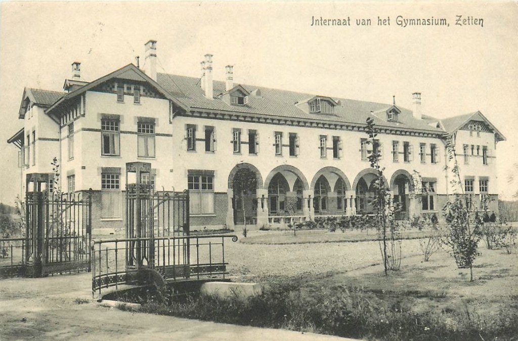 701-323-035 Zetten Internaat van het Gymnasium, Verzamelen, Ansichtkaarten | Nederland, Verzenden, Voor 1920, Gelderland