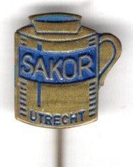 SAKOR Utrecht collectebus koper speldje ( X_084 ), Verzenden, Nieuw, Merk, Speldje of Pin