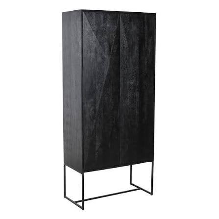 Ptmd kast onyx met planken, Ophalen, 50 tot 100 cm, Zo goed als nieuw, 150 tot 200 cm