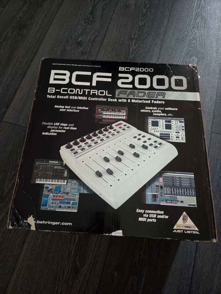 Behringer BCF2000, Muziek en Instrumenten, Mengpanelen, Ophalen of Verzenden, Zo goed als nieuw, 5 tot 10 kanalen