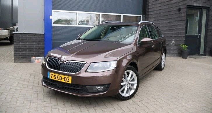 Skoda Octavia 1.4 TSI Elegance pano trekhaak I DSG automaat, Euro 5, Beige, 4 cilinders, Bruin