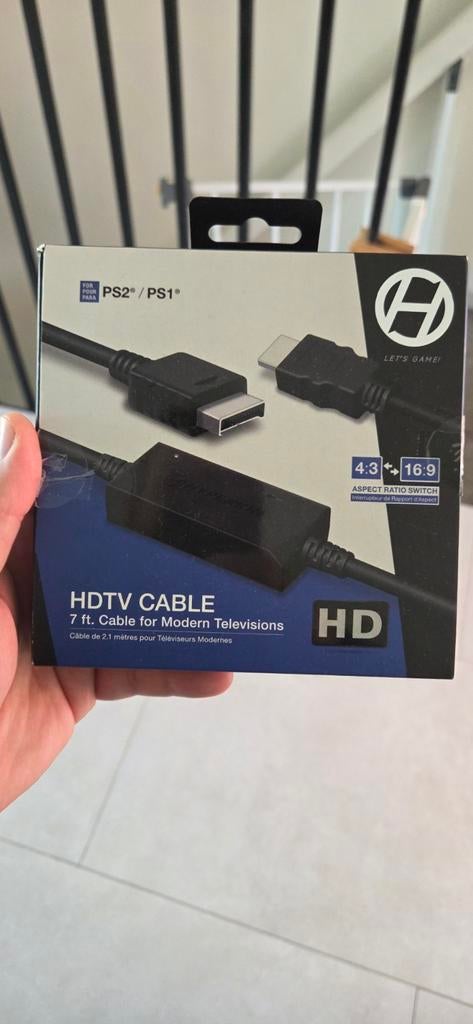 Hyperkin HD converter voor PS1 en PS2 - Moderne TV, Ophalen of Verzenden, Zo goed als nieuw, Voeding, Oplader of Kabel, PlayStation 2