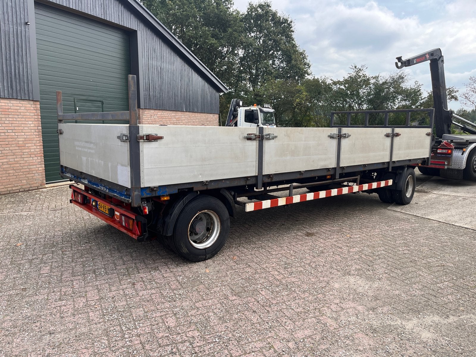 Robuuste schamelwagen voor achter de vrachtwagen, Ophalen, Gebruikt