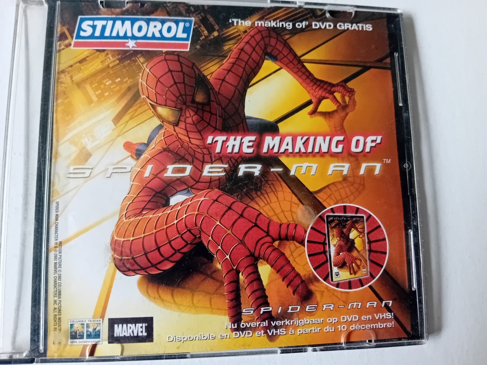 The Making of Spider-Man DVD - Stimorol Promotie, Verzenden, Alle leeftijden, Nederlands, Inclusief doosje