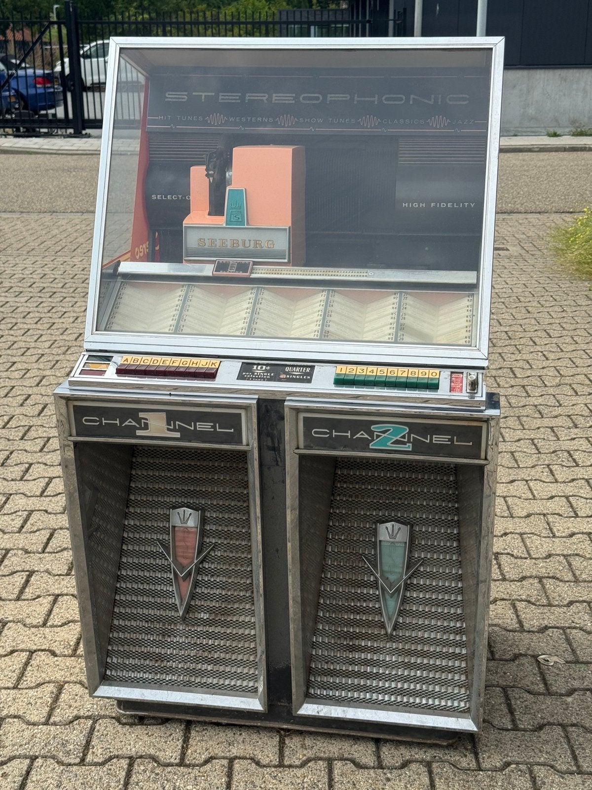JUKEBOX DEAL : SEEBURG 100 select model 220 jukebox, Ophalen, 1950 tot 1960, Zo goed als nieuw, Cruquius