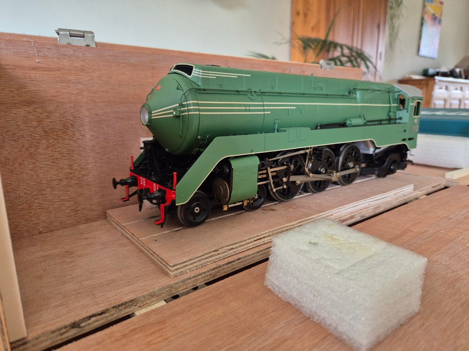 Accu Craft C3801 Locomotief, Ophalen, Zo goed als nieuw, Locomotief, Overige merken