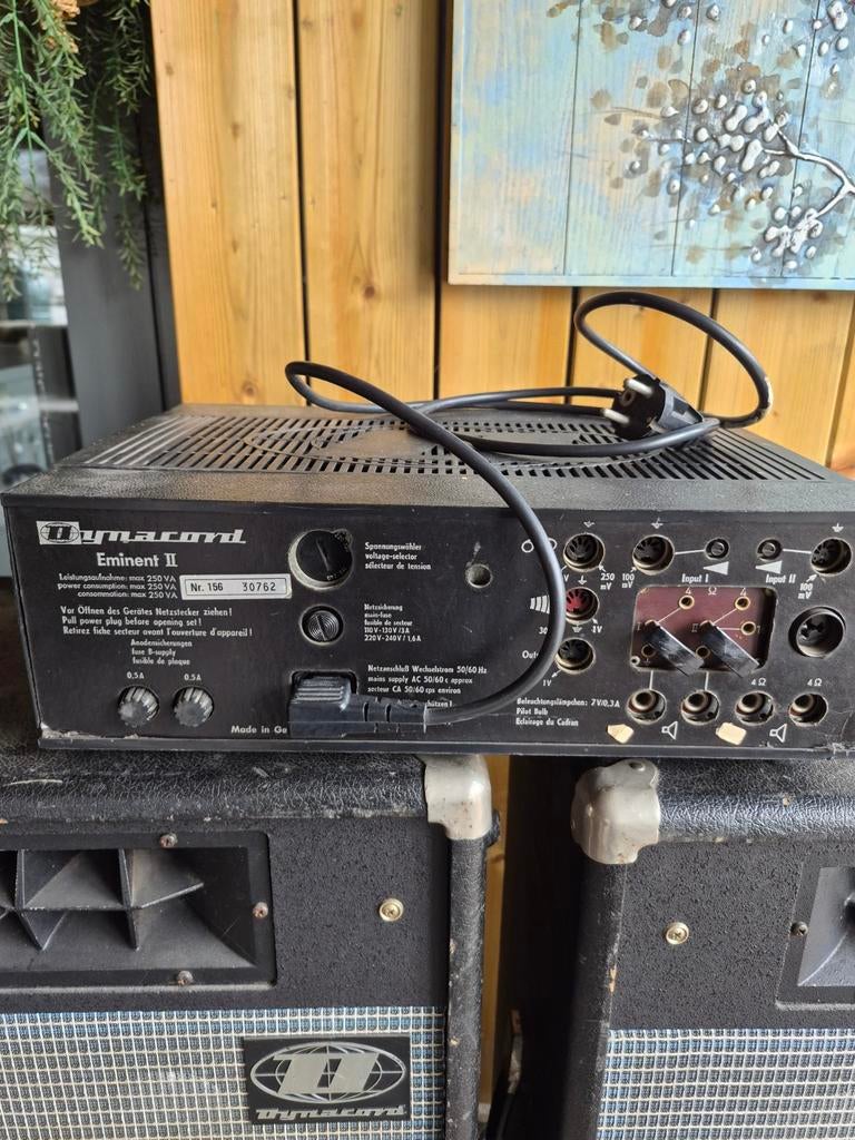 Vintage Dynacord Zang Installatie, Ophalen