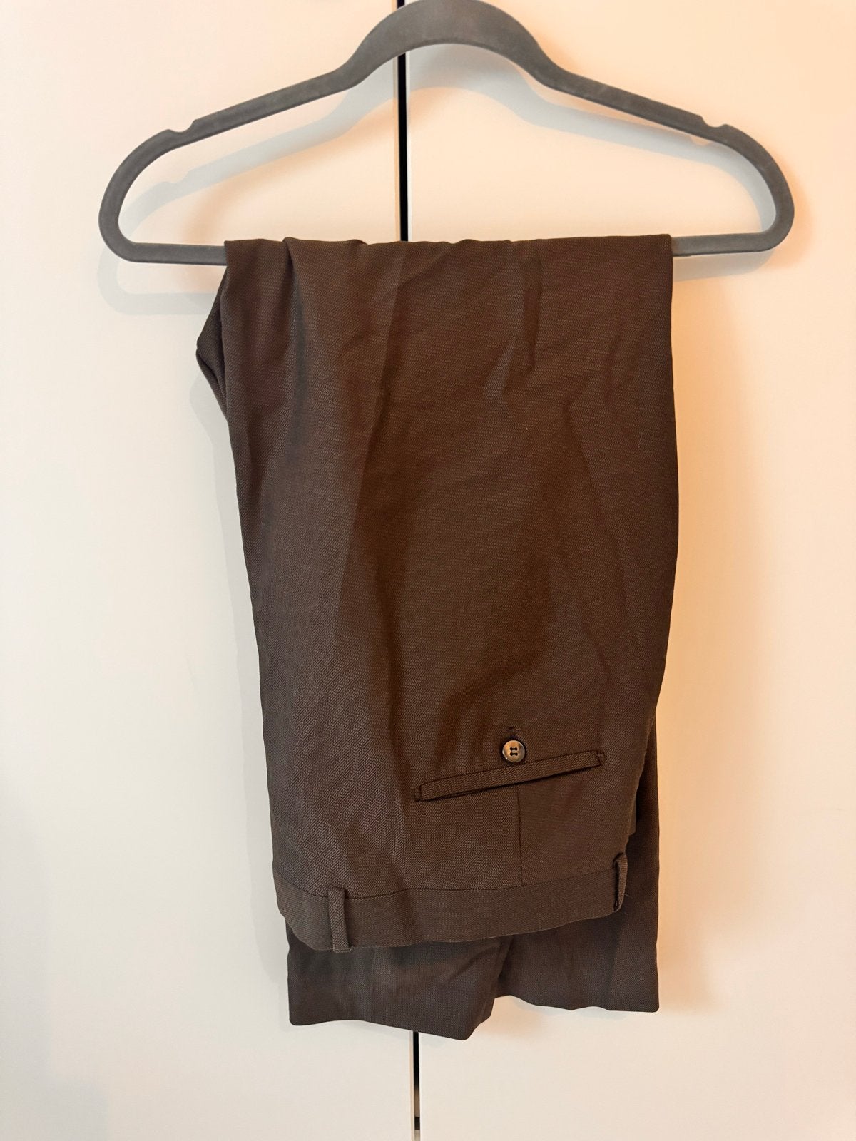 Stijlvol Bruin Herenkostuum - Maat 58, Kleding | Heren, Kostuums en Colberts, Ophalen of Verzenden, Zo goed als nieuw, Maat 52/54 (L)