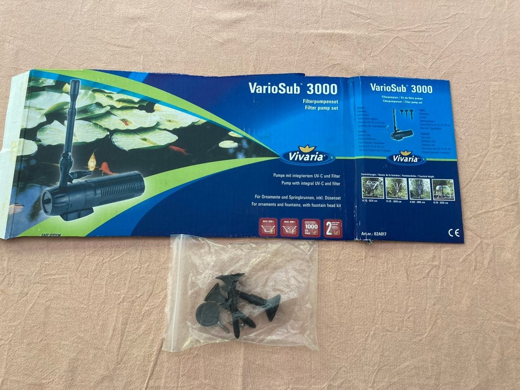 Variosub 3000 sproeibeelden reserve onderdelen 4 stuks!, Ophalen of Verzenden, Zo goed als nieuw, Vijverpomp
