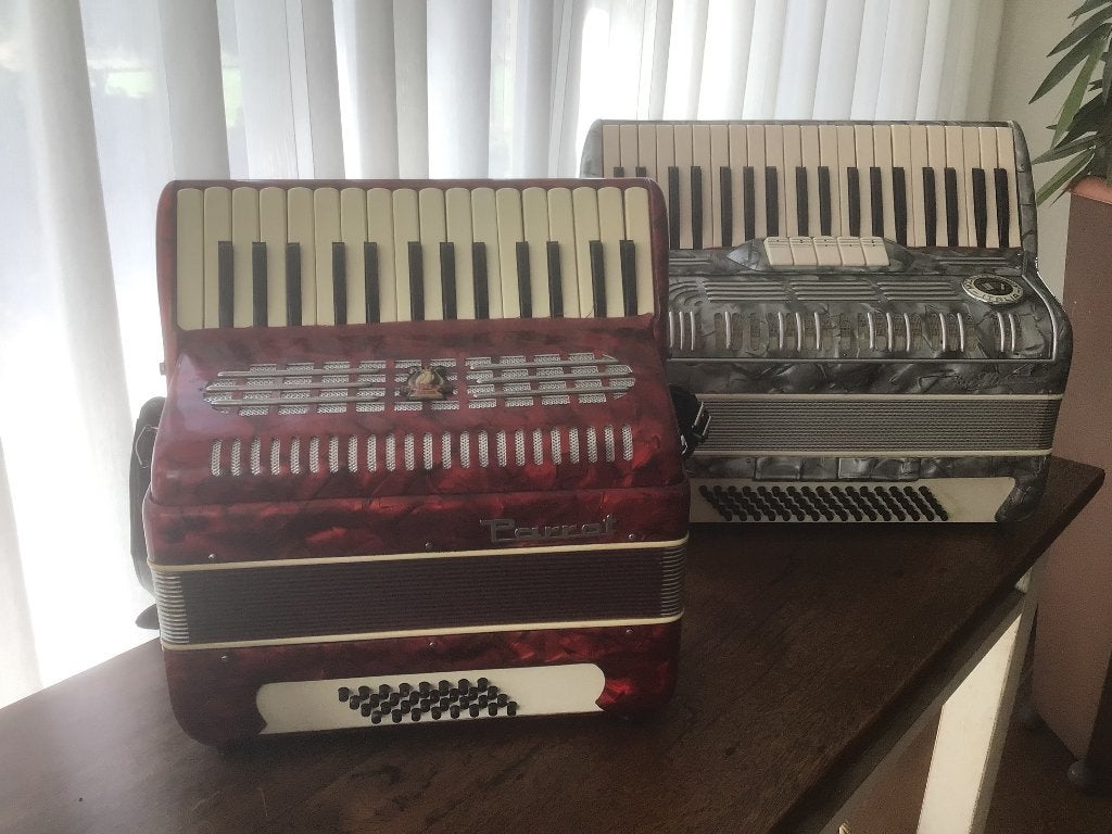 Accordeon Playback Bluetooth Usb-Stick, Overige merken, Met riemen, Verzenden, Overige formaten