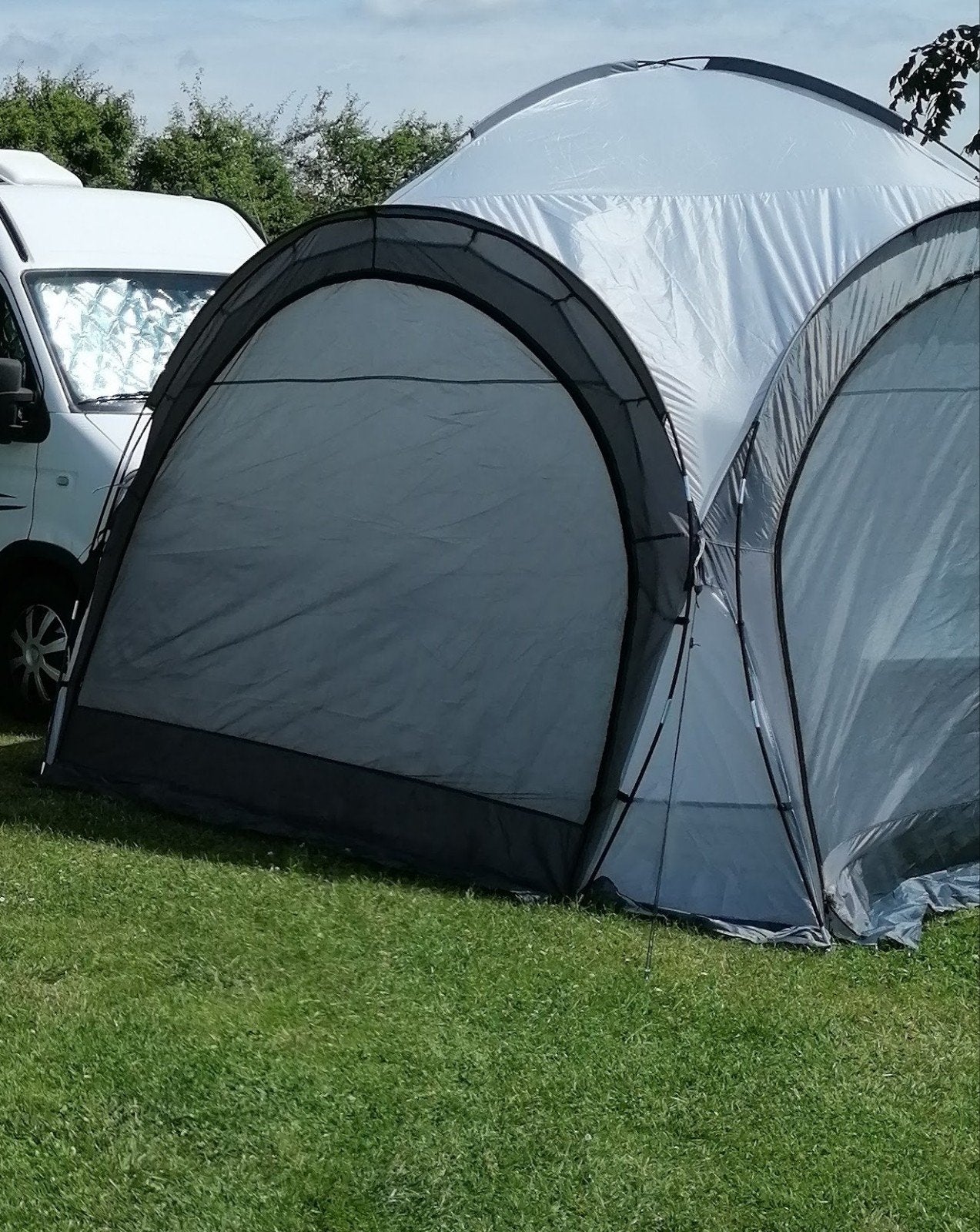 Zo goed als nieuw tuinpaviljoen 4x4m, stahoogte 190cm, Ophalen of Verzenden