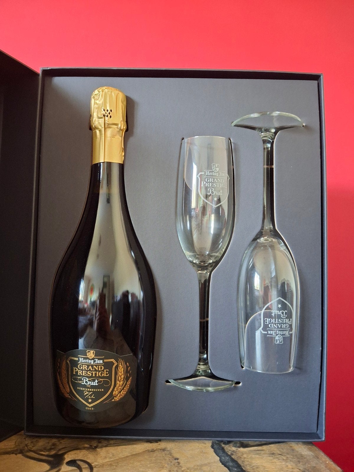 Hertog Jan Grand Prestige Brut 2023, Verzamelen, Biermerken, Ophalen of Verzenden, Nieuw, Flesje(s), Hertog Jan