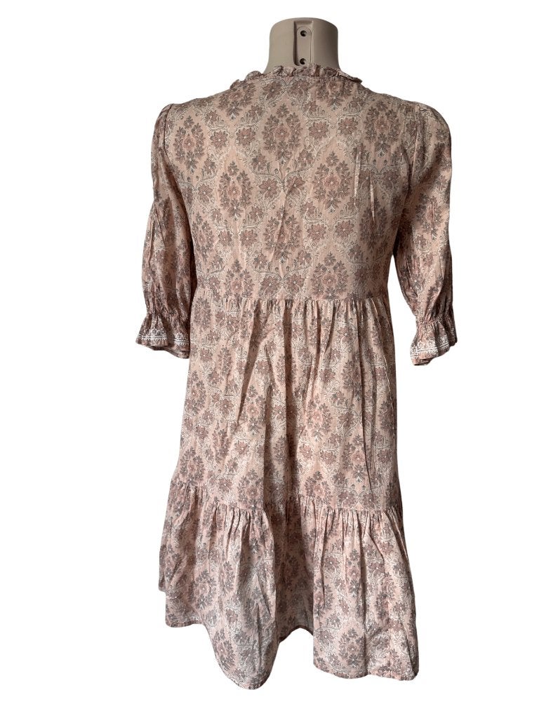Odd Molly jurk S, Beige, Ophalen of Verzenden, Zo goed als nieuw, Onder de knie
