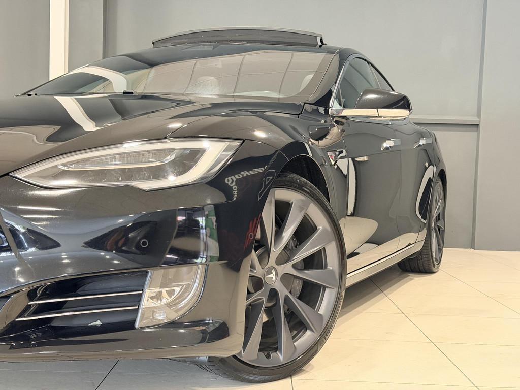 Tesla Model S 75D Base | Panorama dak | SOH 84% | Leder |, Auto's, Tesla, Stof, Gebruikt, Model S, Automatische klimaatregeling